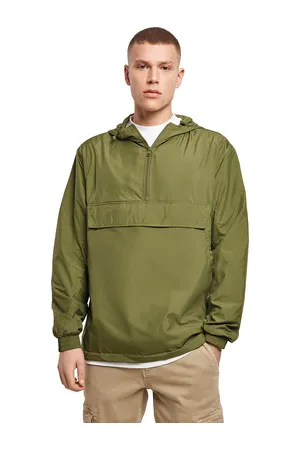 Basic Pull Over Jacket Olive