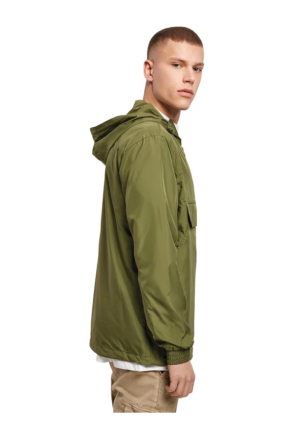 Basic Pull Over Jacket Olive