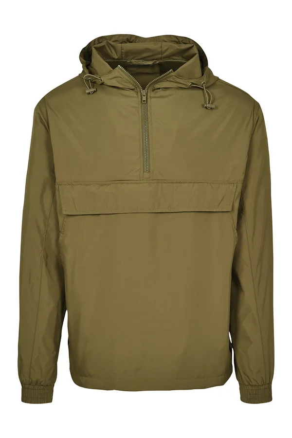 Basic Pull Over Jacket Olive