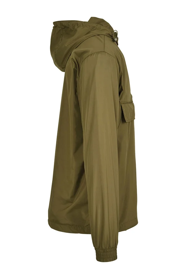 Basic Pull Over Jacket Olive