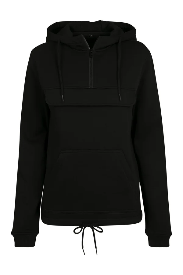Ladies´ Sweat Pull Over Hoody Black