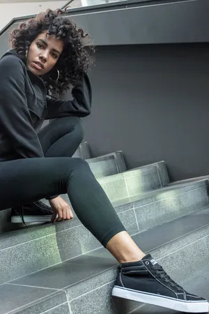 Ladies´ Stretch Jersey Leggings Black