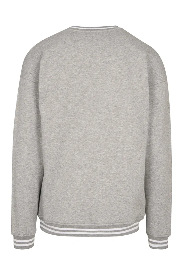 College Sweat Crew heather grey/white