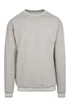 College Sweat Crew heather grey/white