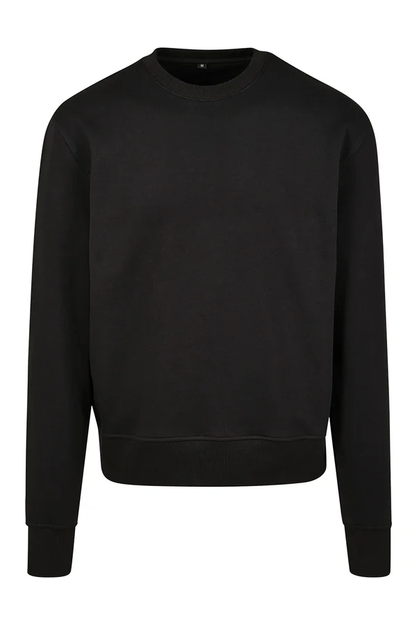 Premium Oversize Crewneck Sweatshirt Black