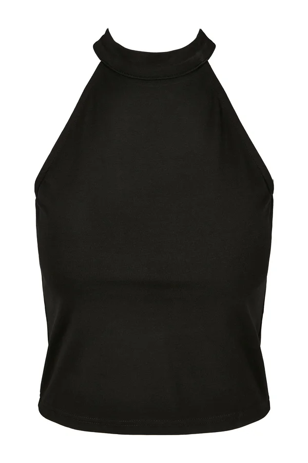 Ladies´ Turtleneck Short Top Black