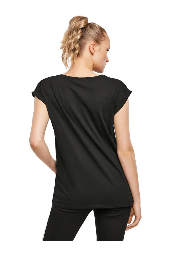 Ladies´ Organic Extended Shoulder Tee Black
