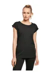 Ladies´ Organic Extended Shoulder Tee Black