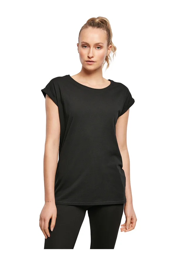 Ladies´ Organic Extended Shoulder Tee Black