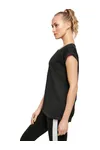Ladies´ Organic Extended Shoulder Tee Black