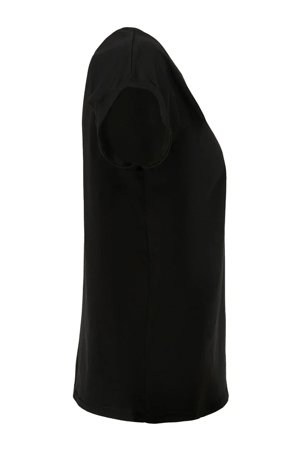 Ladies´ Organic Extended Shoulder Tee Black