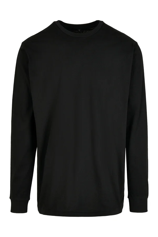 Organic Long Sleeve With Cuffrib Black