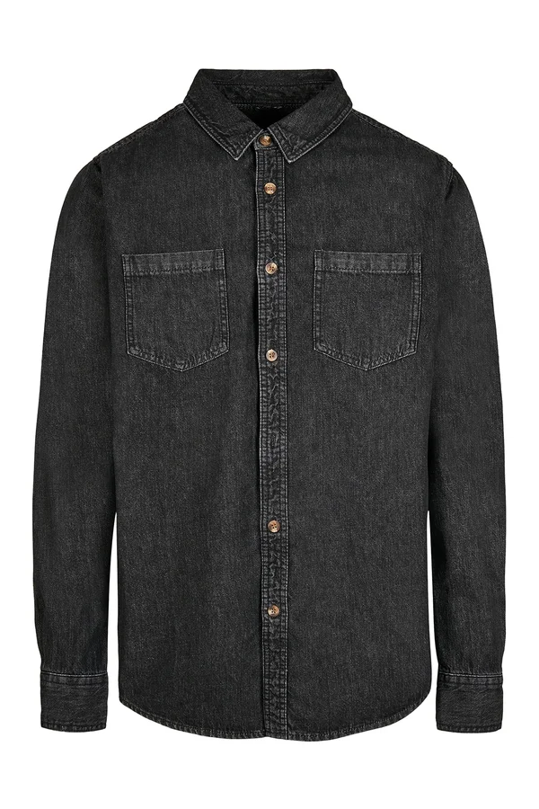 Denim Shirt Black Washed