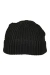 Recycled Yarn Fisherman Beanie Black