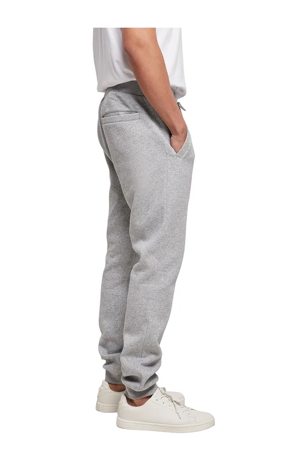 Organic Basic Sweatpants Heather Grey
