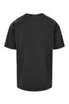 T-Shirt aus dickem, verwaschenem Stoff Black