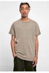 Acid Washed Round Neck Tee