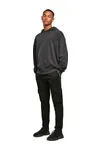Acid Washed Oversize Hoody Black