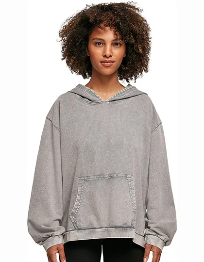Ladies´ Acid Washed Oversize Hoody