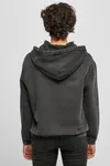Ladies´ Acid Washed Oversize Hoody Black