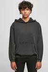 Ladies´ Acid Washed Oversize Hoody Black