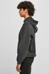 Ladies´ Acid Washed Oversize Hoody Black