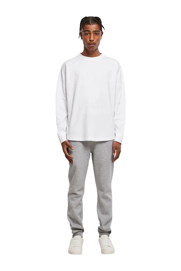 Oversized Cut On Sleeve Longsleeve White