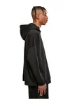 Oversized Cut On Sleeve Hoody Black