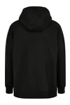Oversized Cut On Sleeve Hoody Black