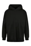 Oversized Cut On Sleeve Hoody Black