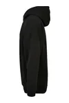 Oversized Cut On Sleeve Hoody Black