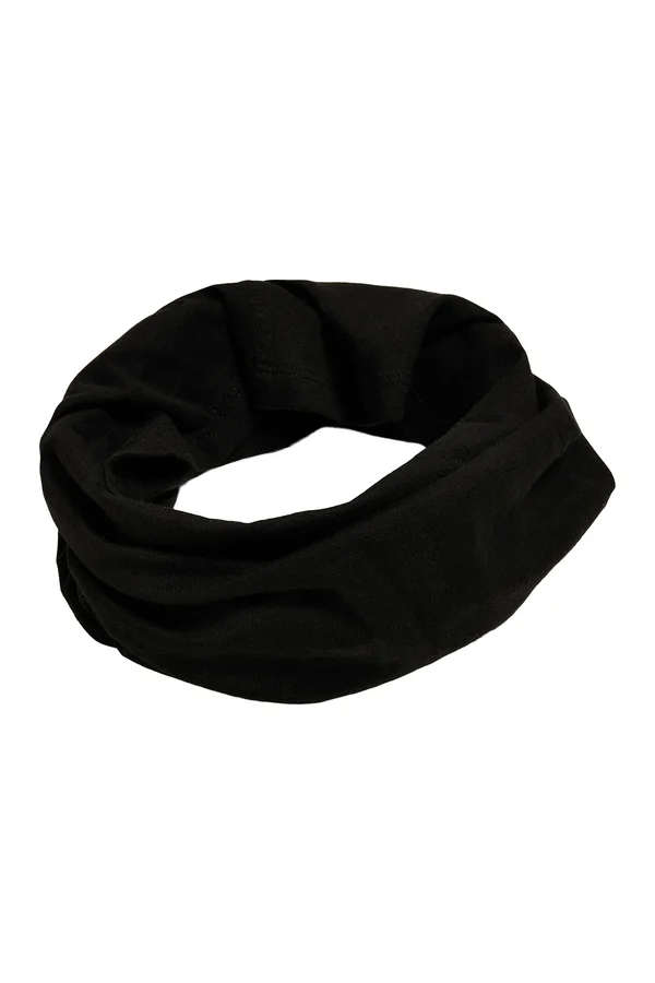 Organic Cotton Tubescarf Black
