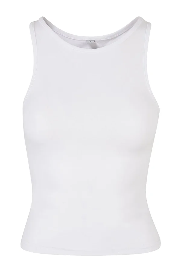 Ladies Racer Back Top White