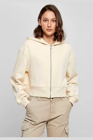 Ladies Short Oversized Zip Jacket