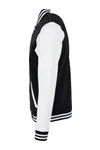 Basic College Jacket Black / White