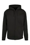 Basic Zip Hoody Black