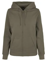 Ladies Basic Zip Hoody