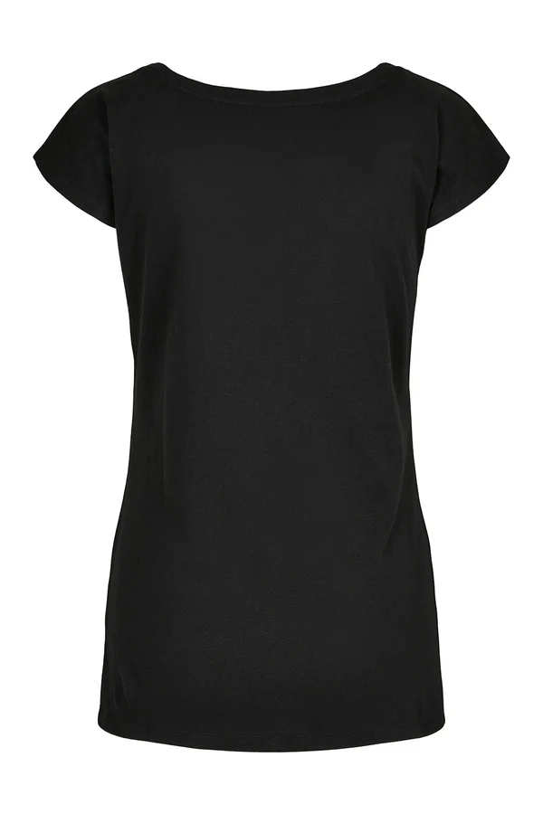 Ladies´ Wide Neck Tee Black