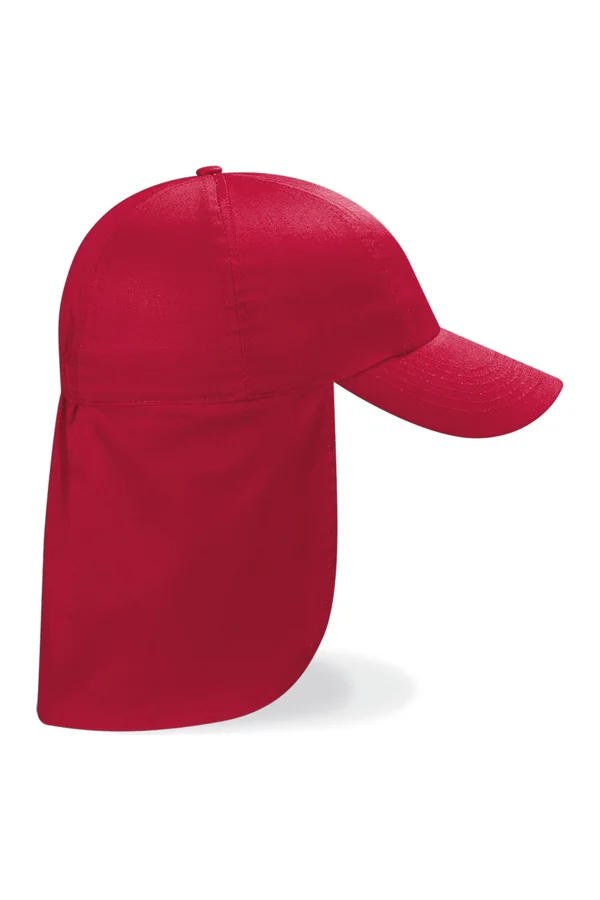 Junior Legionnaire Style Cap Classic Red