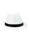 Fedora White / Black
