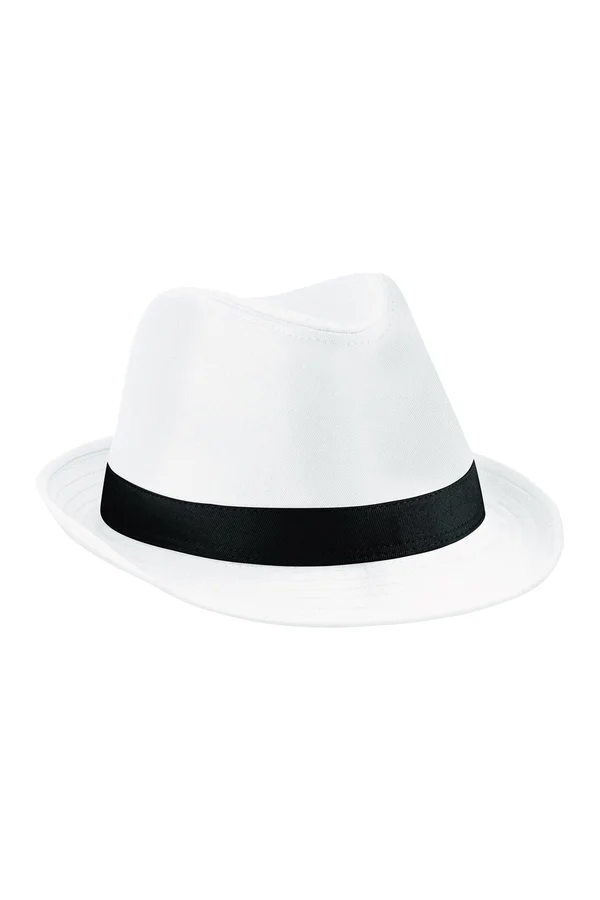 Fedora White / Black