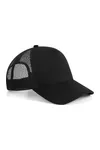 Microknit Snapback Trucker Black