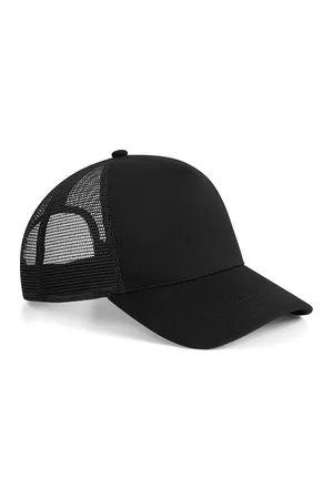 Microknit Snapback Trucker Black