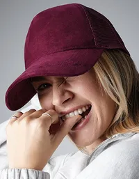 Suede Snapback Trucker