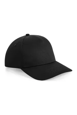 Urbanwear 5 Panel Snapback Black