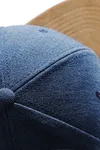 Suede Peak Snapback denim blue