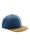 Suede Peak Snapback denim blue