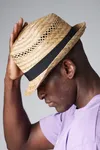 Straw Summer Trilby Natural