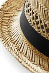 Straw Summer Trilby Natural