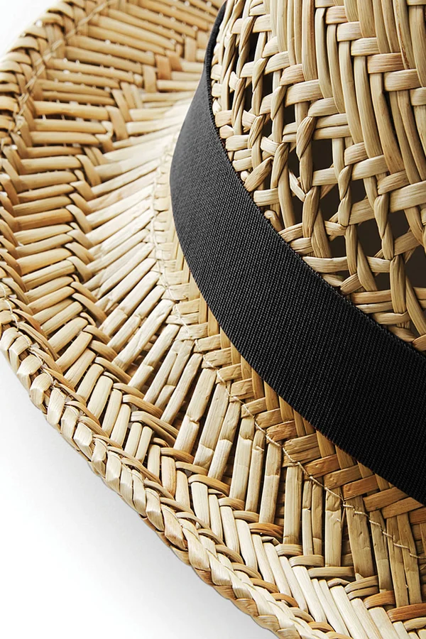 Straw Summer Trilby Natural
